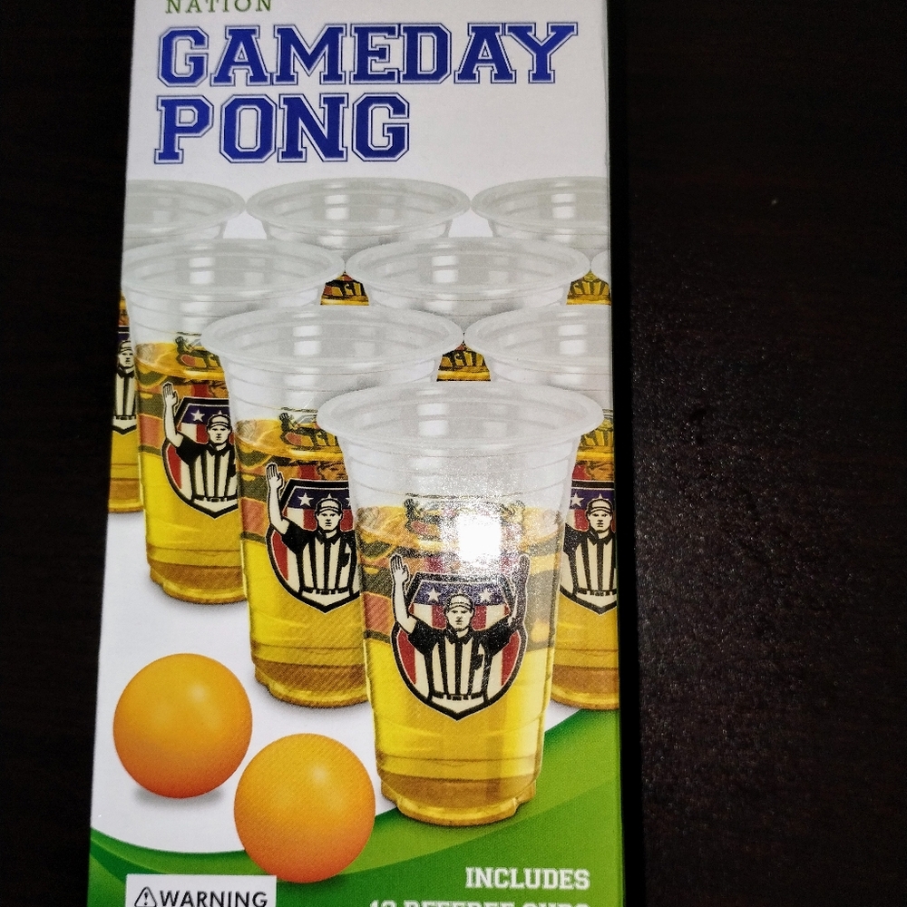 Game Day Beer Pong Game